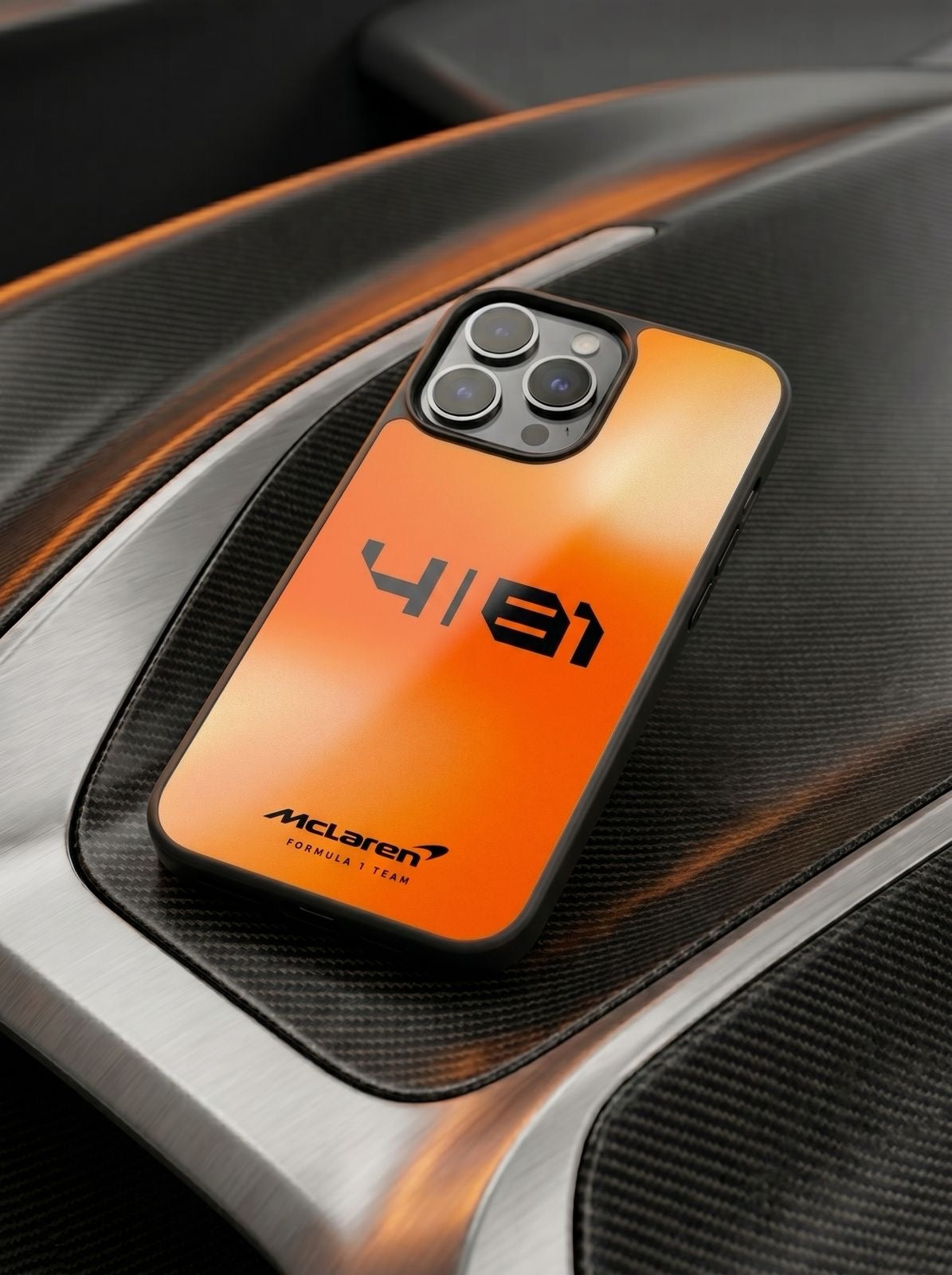 McLaren F1 #4 #81 Papaya Phone Case