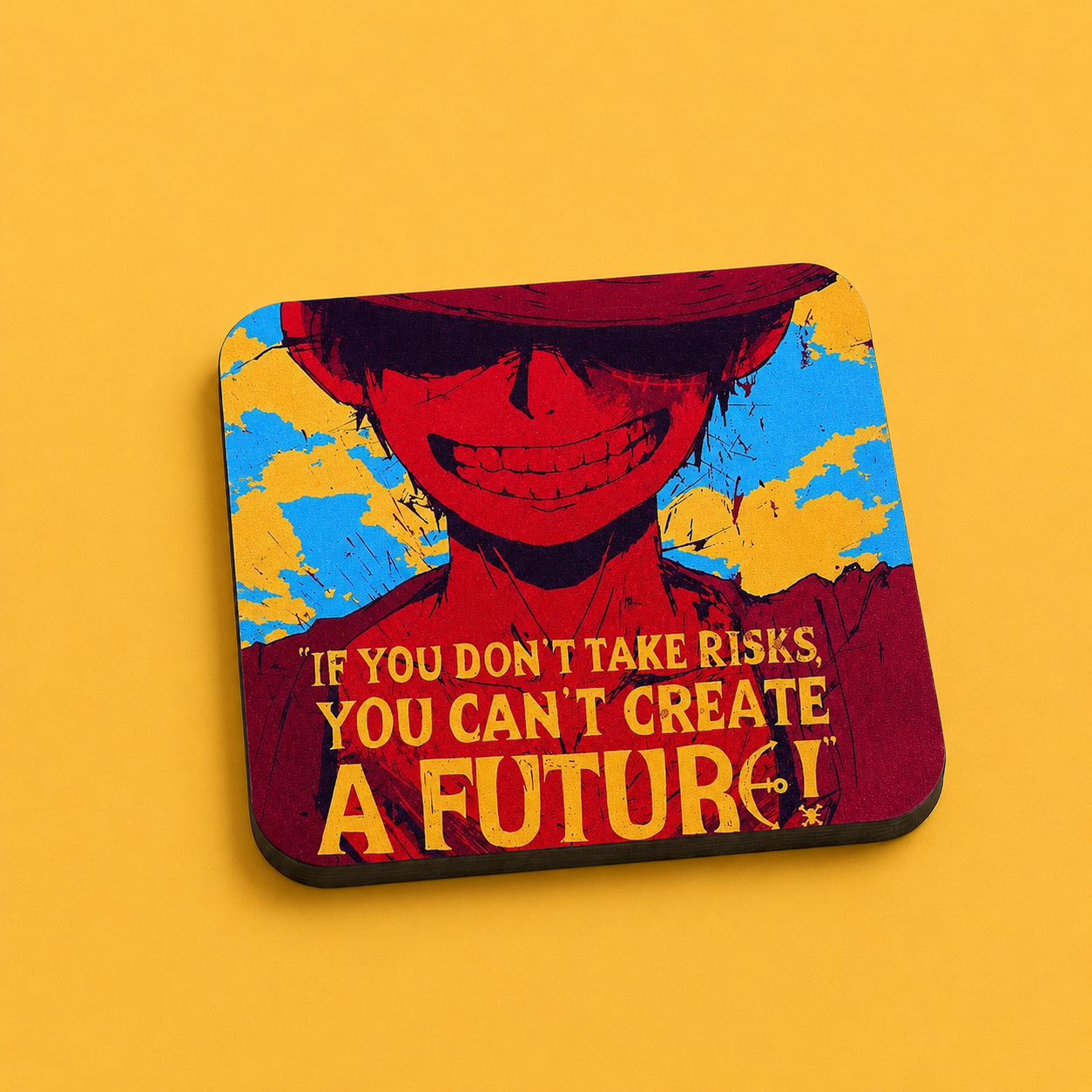 One Piece “A Future” Quote Coasters