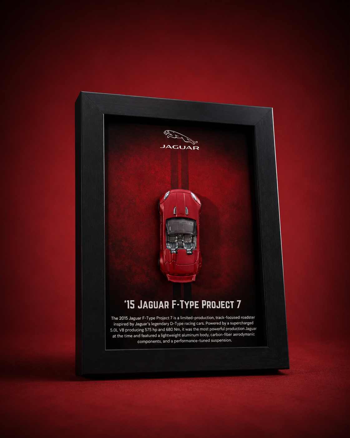 ’15 Jaguar F-Type Project 7 3D Detachable Car Frame
