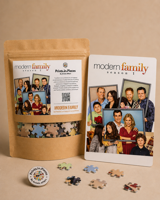 Modern Family Puzzle | 120 Piece A4 TV Series Jigsaw