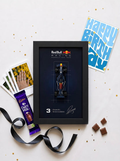 Red Bull Racing Daniel Ricciardo Birthday Frame Hamper