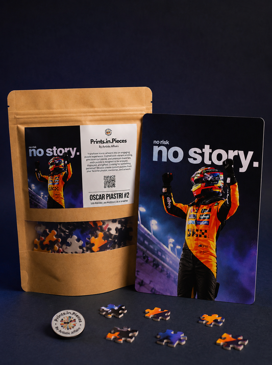 Oscar Piastri McLaren F1 Puzzle #2 — No Risk No Story 120 Piece