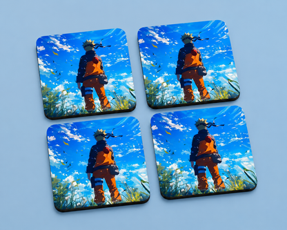 Naruto Anime Sky 10 x 10 cm drink coaster by Artistic Affairs