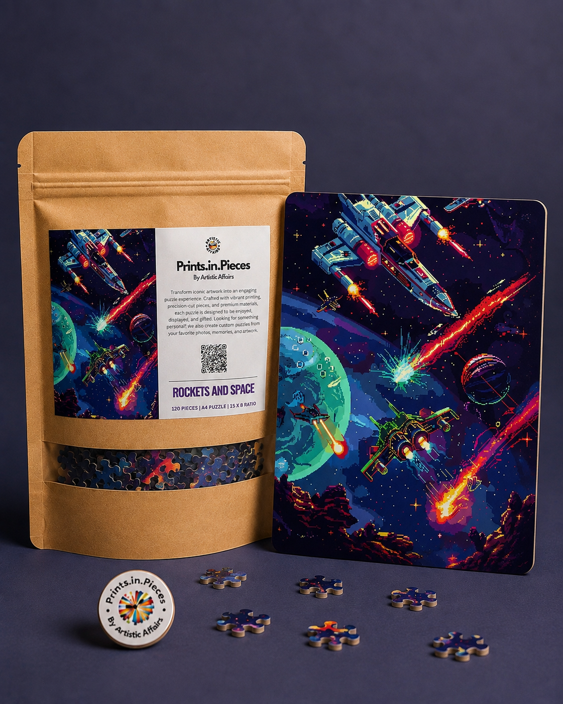 Shuffle and Drink Rosé and Cards Puzzle (Copy)