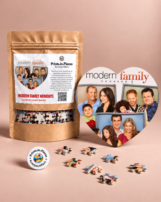 Modern Family Moments Heart-Shaped Puzzle