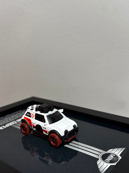 Mini Cooper 3D Car Frame Detachable Hot Wheels Diecast