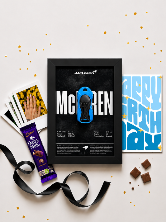 McLaren Blue Birthday Frame Hamper