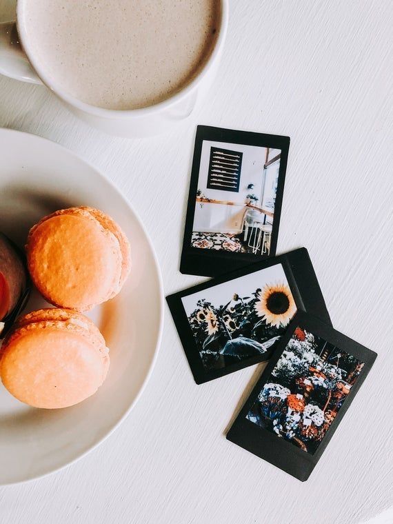 Custom Black Border Personalised Polaroid Photo Prints 6x9cm Glossy