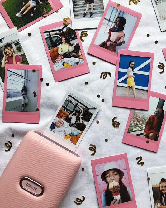 Customised Polaroids (Pastel Pink)