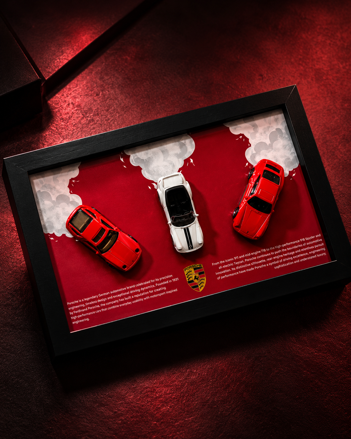 Porsche Triple Drive 3D Car Frame