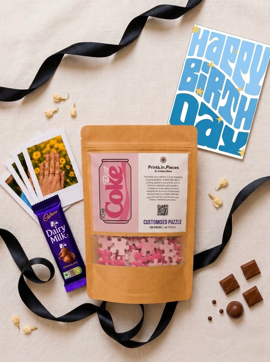 Diet Coke Pop Art Birthday Puzzle Hamper