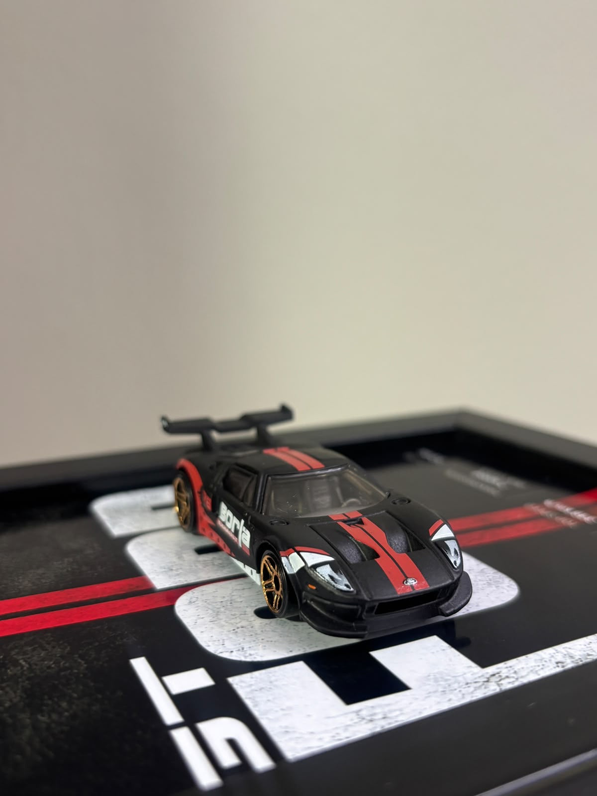 Ford GT Red Stripe 3D Car Frame