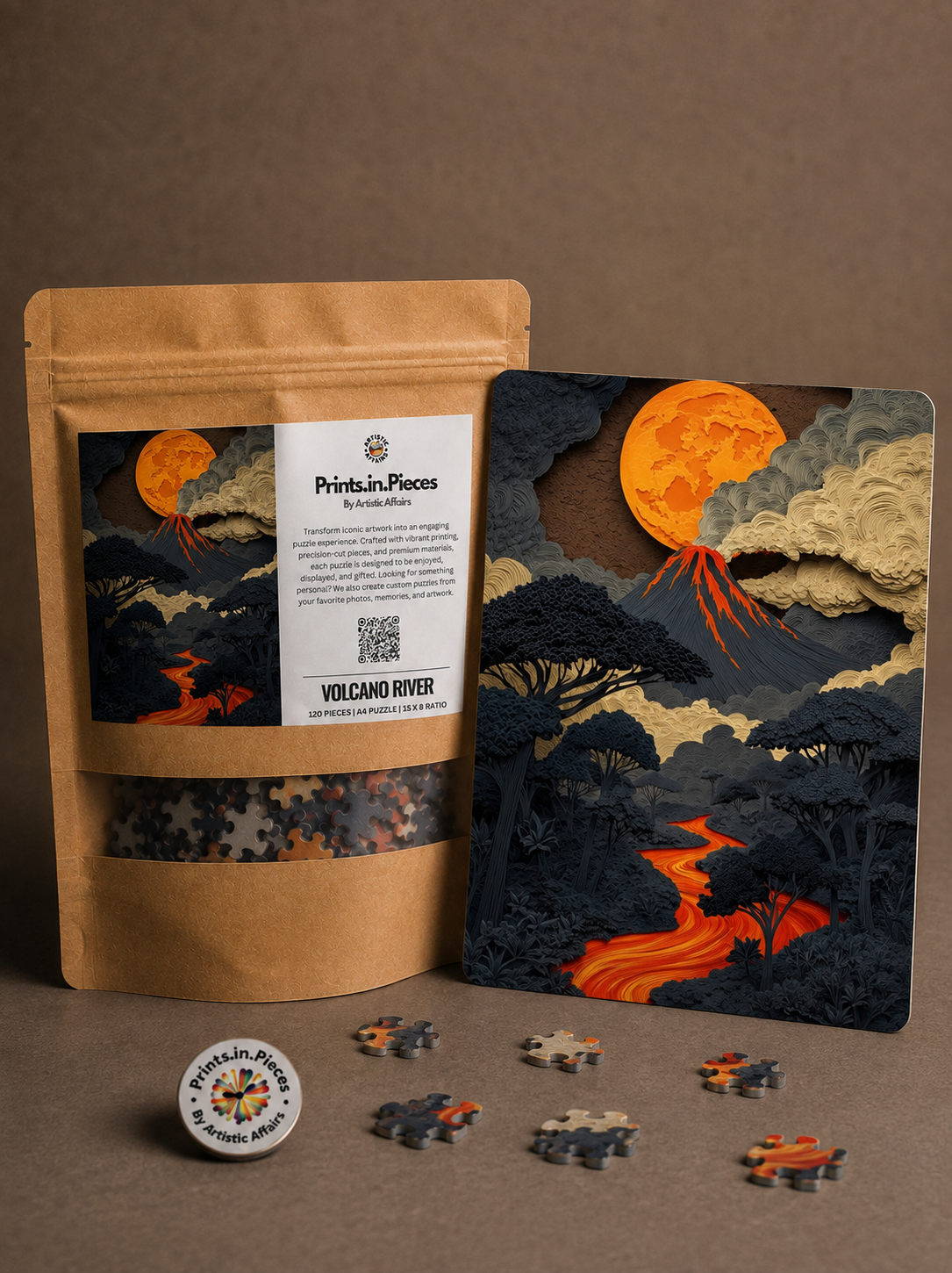 Volcano River Puzzle