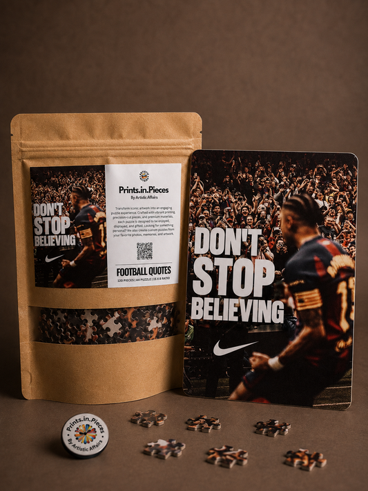 Don’t Stop Believing Football Puzzle — 120 Piece Crowd Art