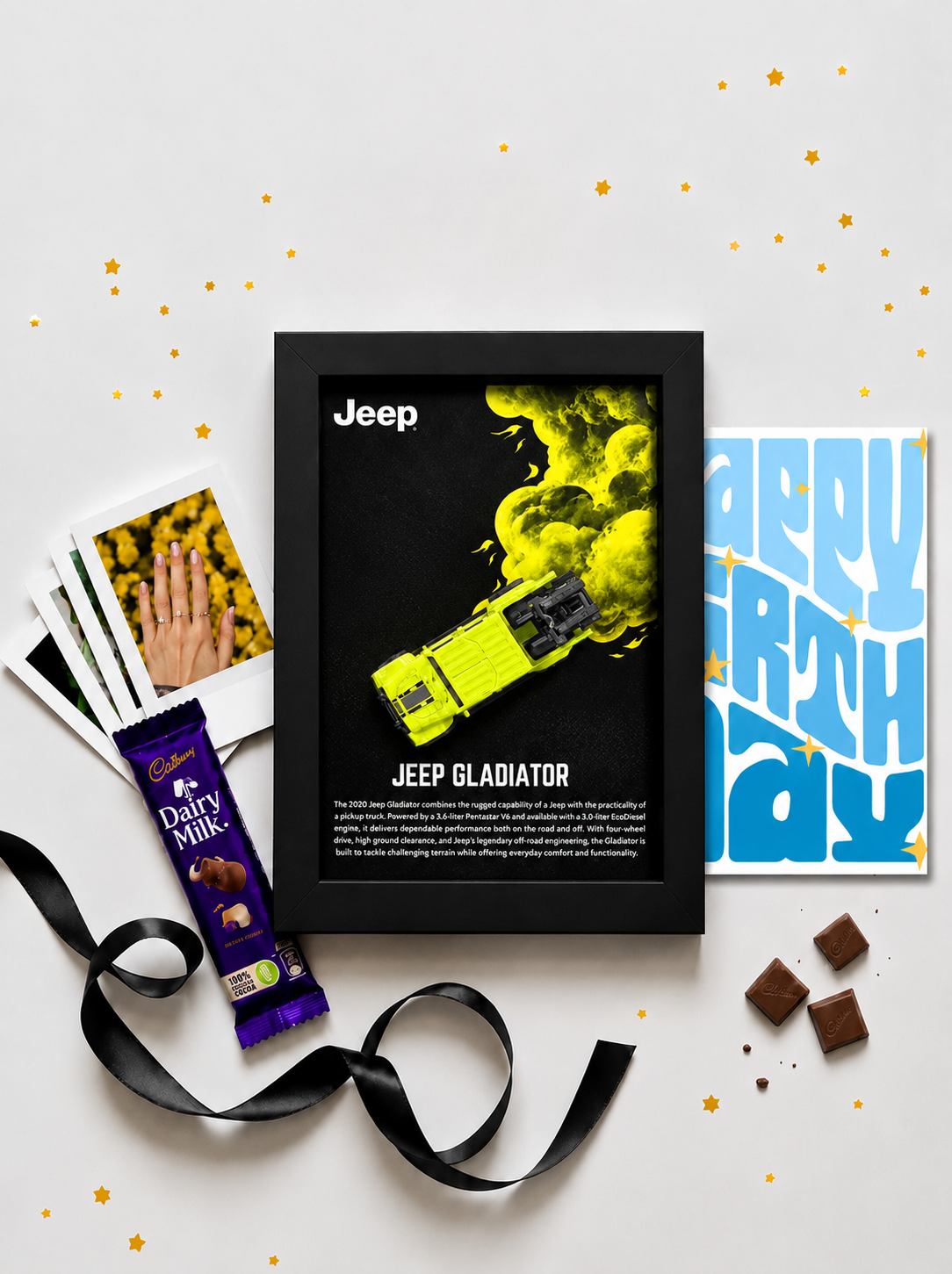 2020 Jeep Gladiator Birthday Frame Hamper