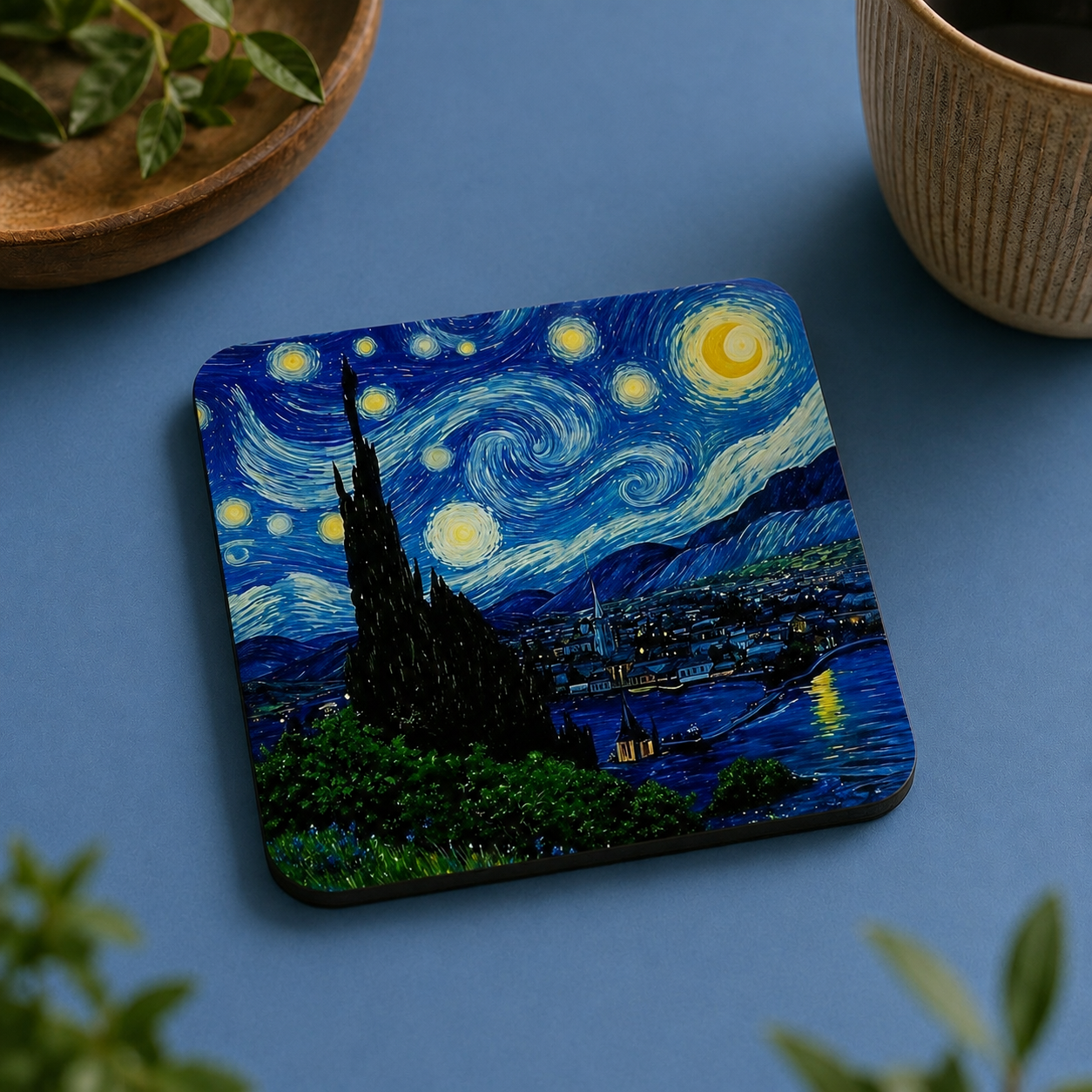 “Starry Night” Van Gogh Coasters