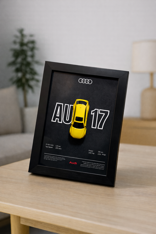 Audi 17 3d Hotwheels Car Frame