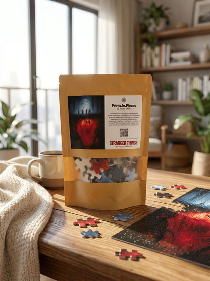 Stranger Things Puzzle | Prints.in.Pieces | A4 120 Piece Jigsaw