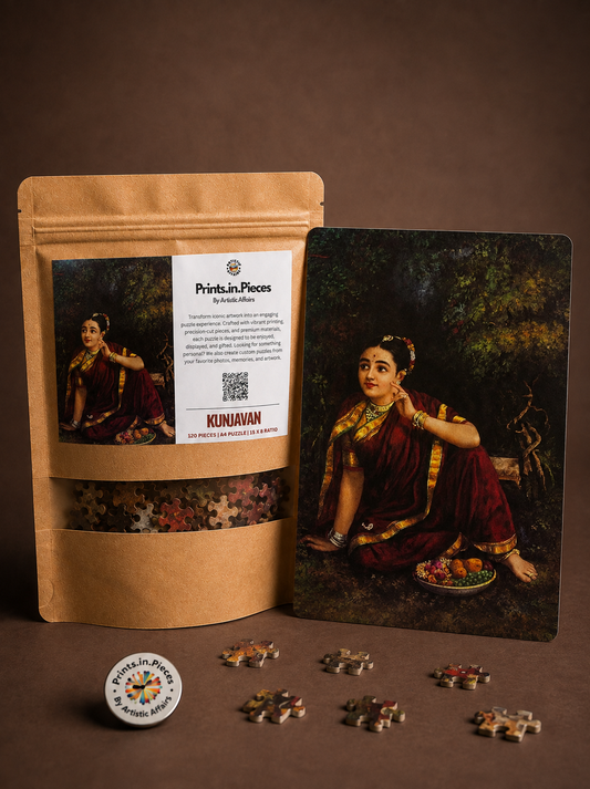 Kunjavan Puzzle – 120 Piece Raja Ravi Varma Art Puzzle