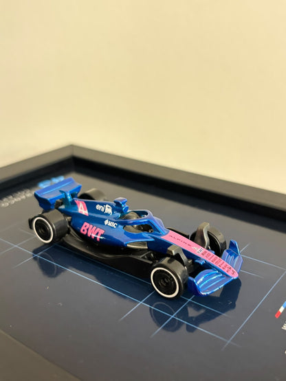 Franco Colapinto Alpine F1 3D car frame by Artistic Affairs, photo 4 of 4