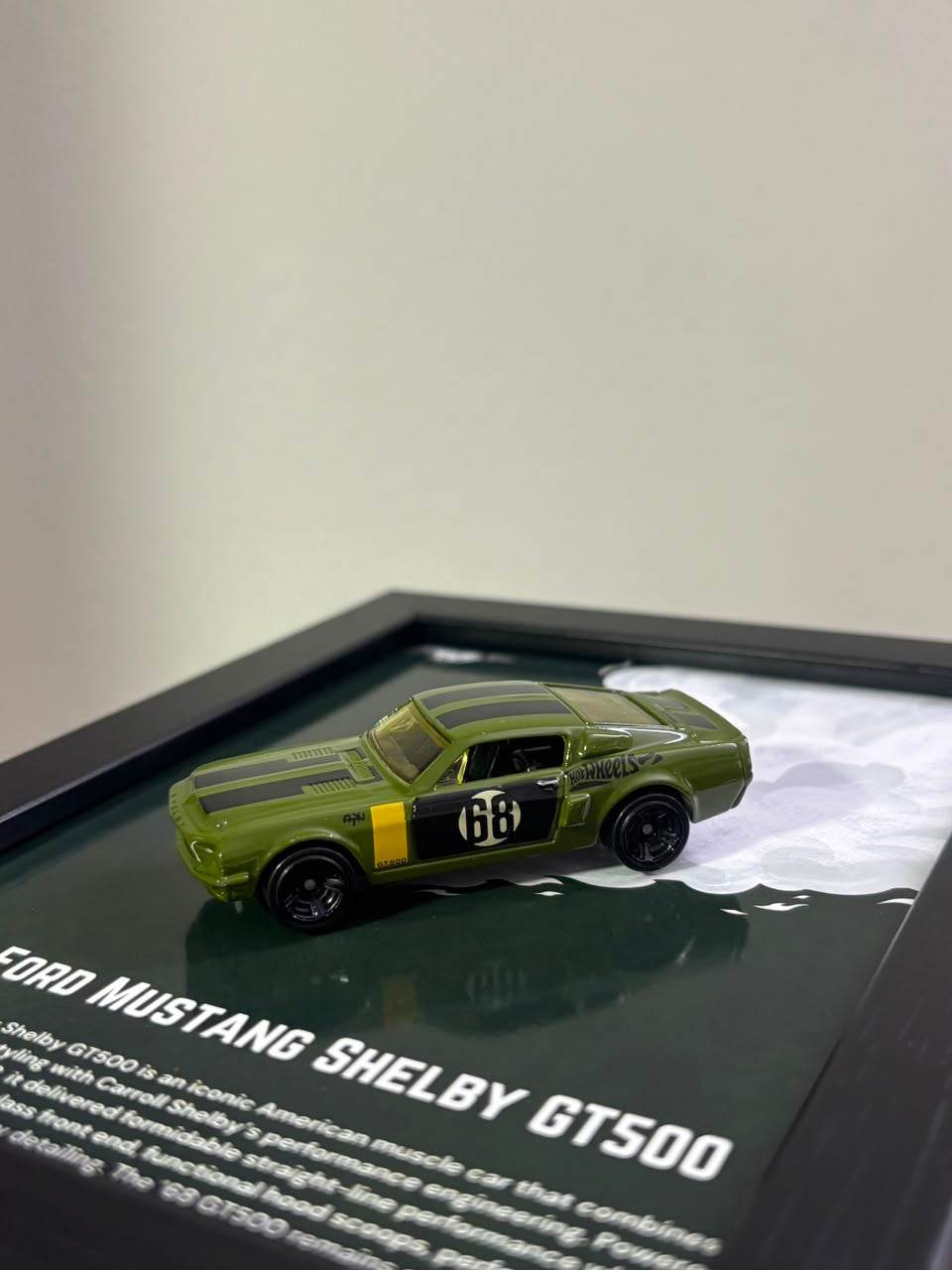 1968 Ford Mustang Shelby GT500 3D Detachable Car Frame