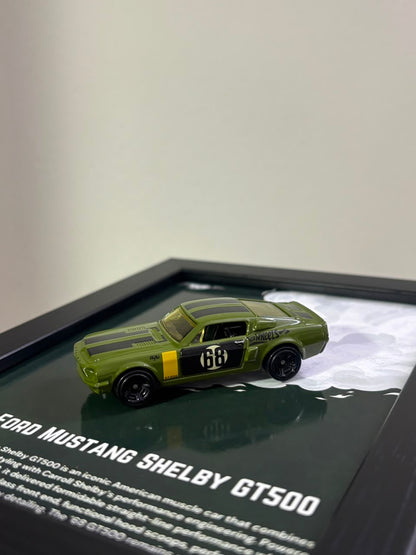 1968 Ford Mustang Shelby GT500 3D Detachable Car Frame