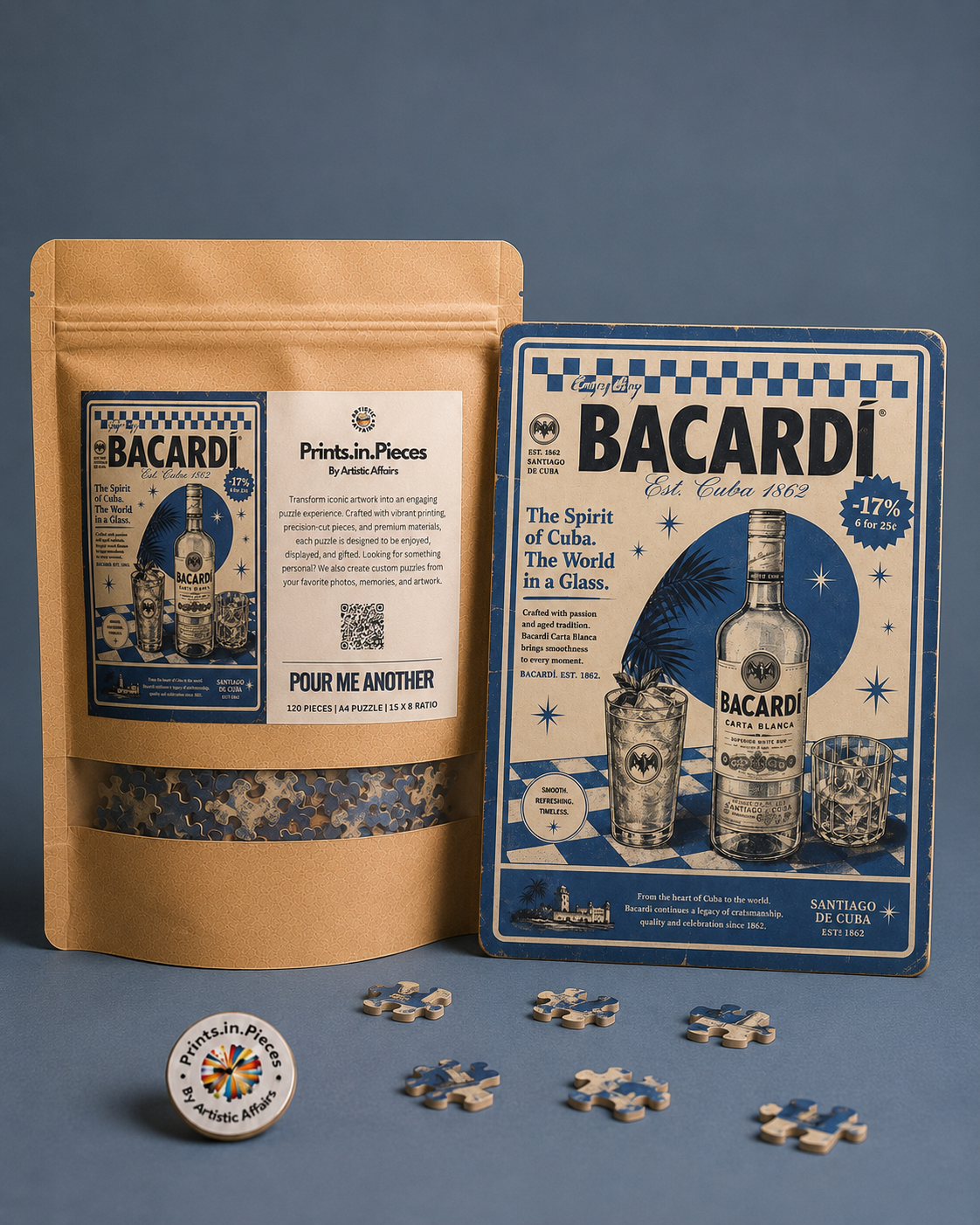 Bacardi Vintage Ad Puzzle