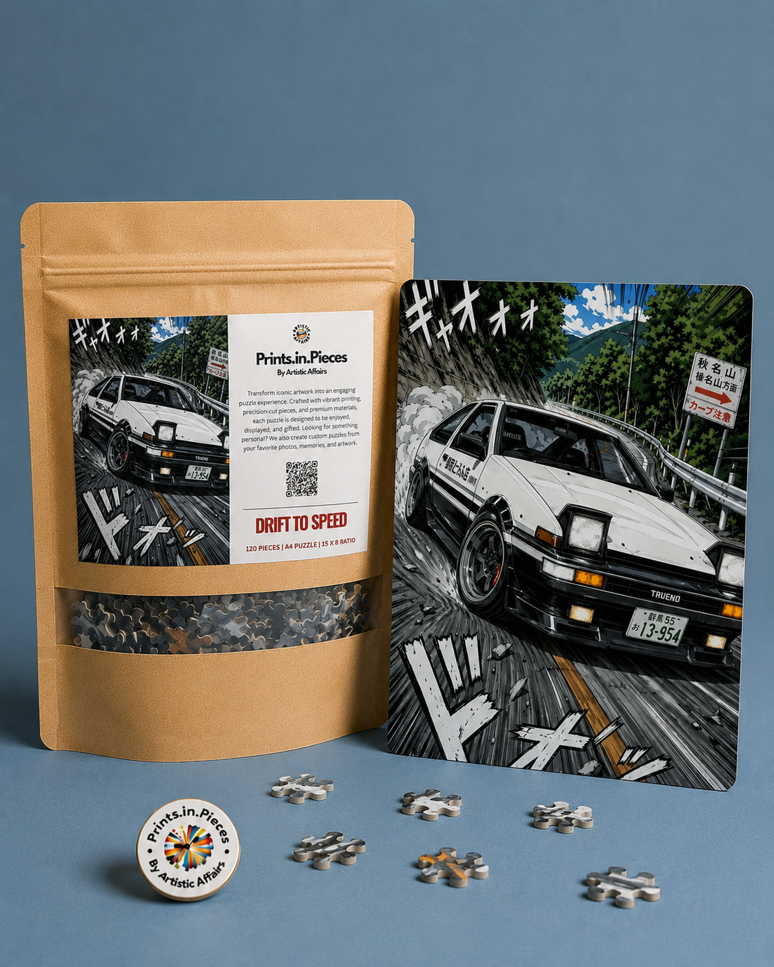 Drift to Speed AE86 Trueno Puzzle