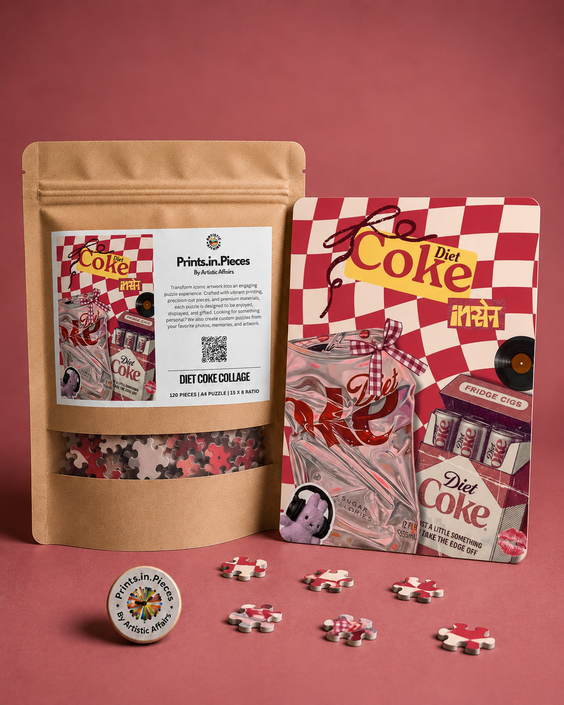 Diet Coke Collage Puzzle