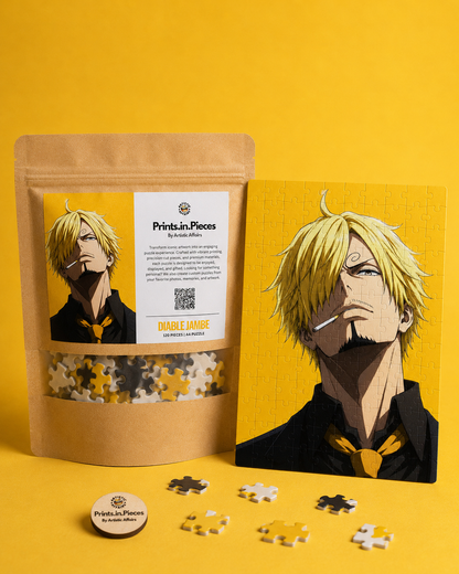 One Piece Anime Puzzle Combo (Pack of 4, 120 Pieces Each)