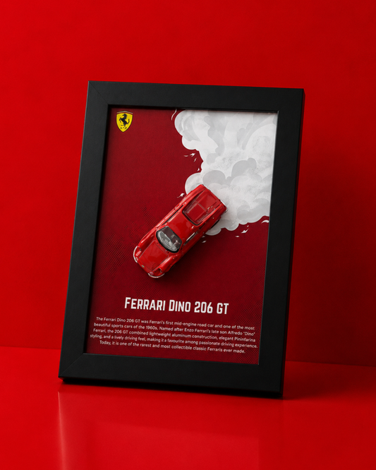 Ferrari Dino 206 GT 3D Car Frame