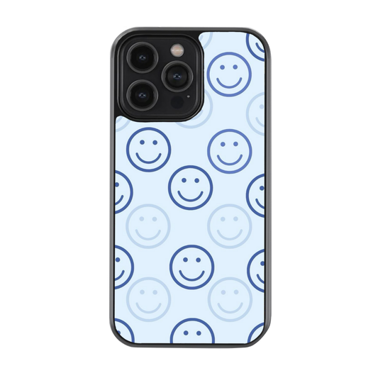Blue Smiley Emoji Case