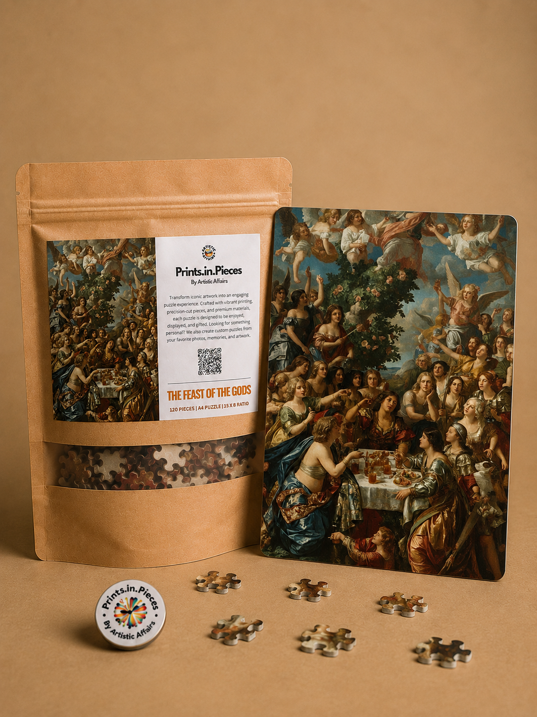 The Feast of the Gods Classical Art Puzzle