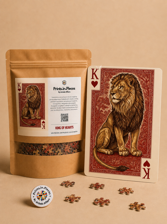 King of Hearts Lion Puzzle