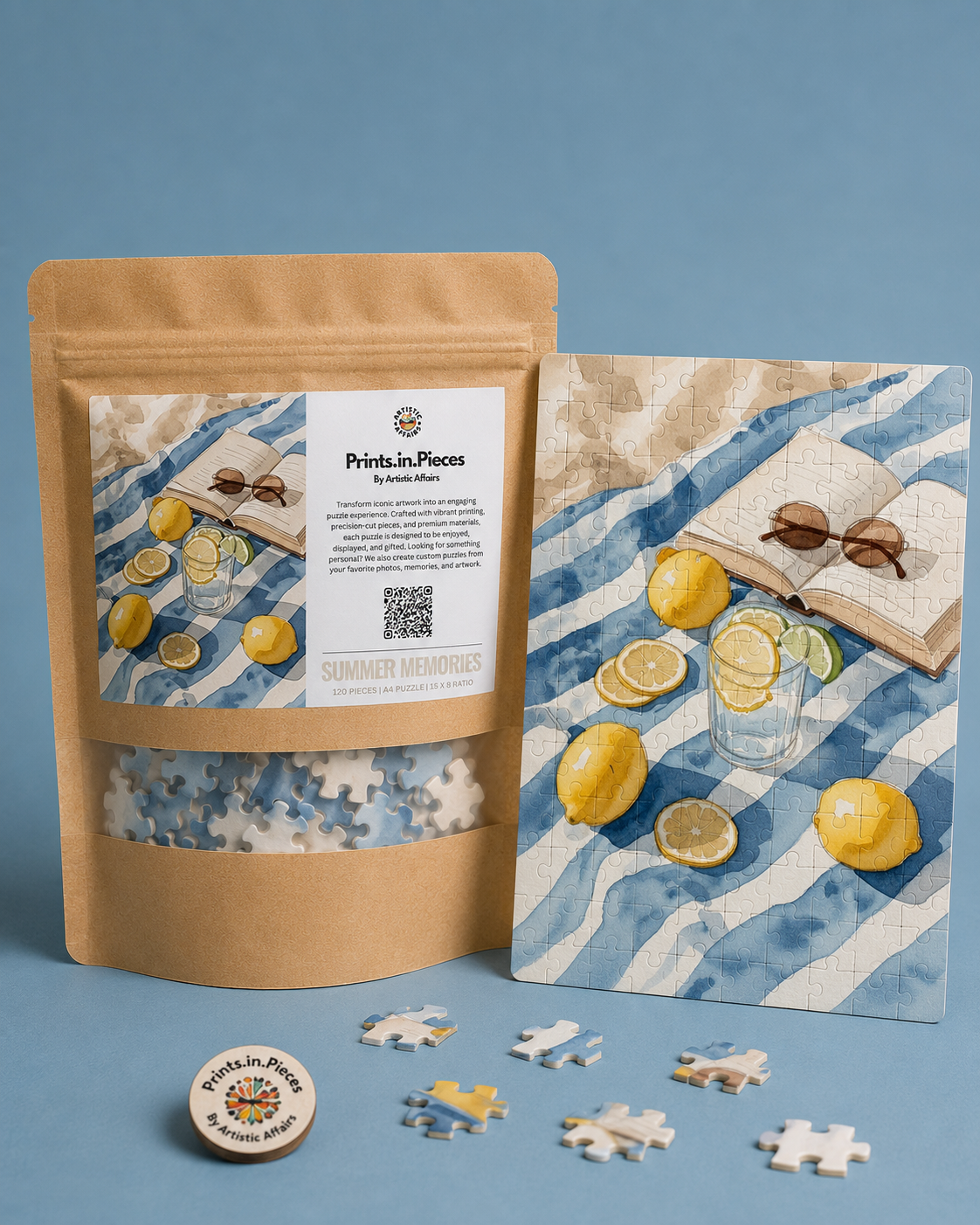 Summer Memories Puzzle #17 | 120 Piece A4 Nostalgic Jigsaw