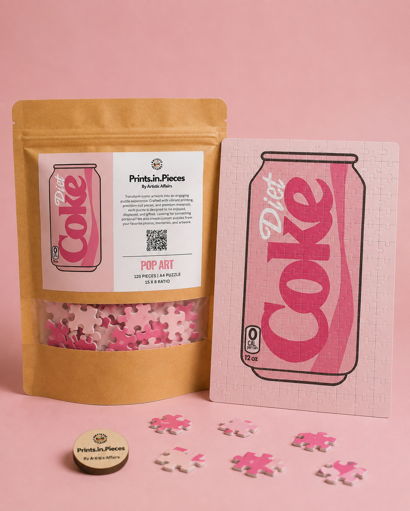 Diet Coke Puzzle | 120 Piece A4 Pop Art Jigsaw