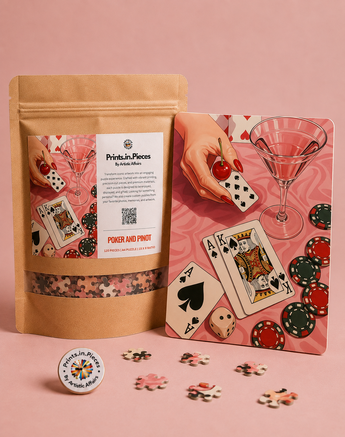 Poker and Pinot Casino Night Puzzle