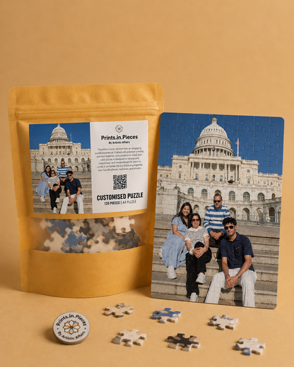 Customised Photo Puzzle | 120 Piece A4 Personalised Jigsaw