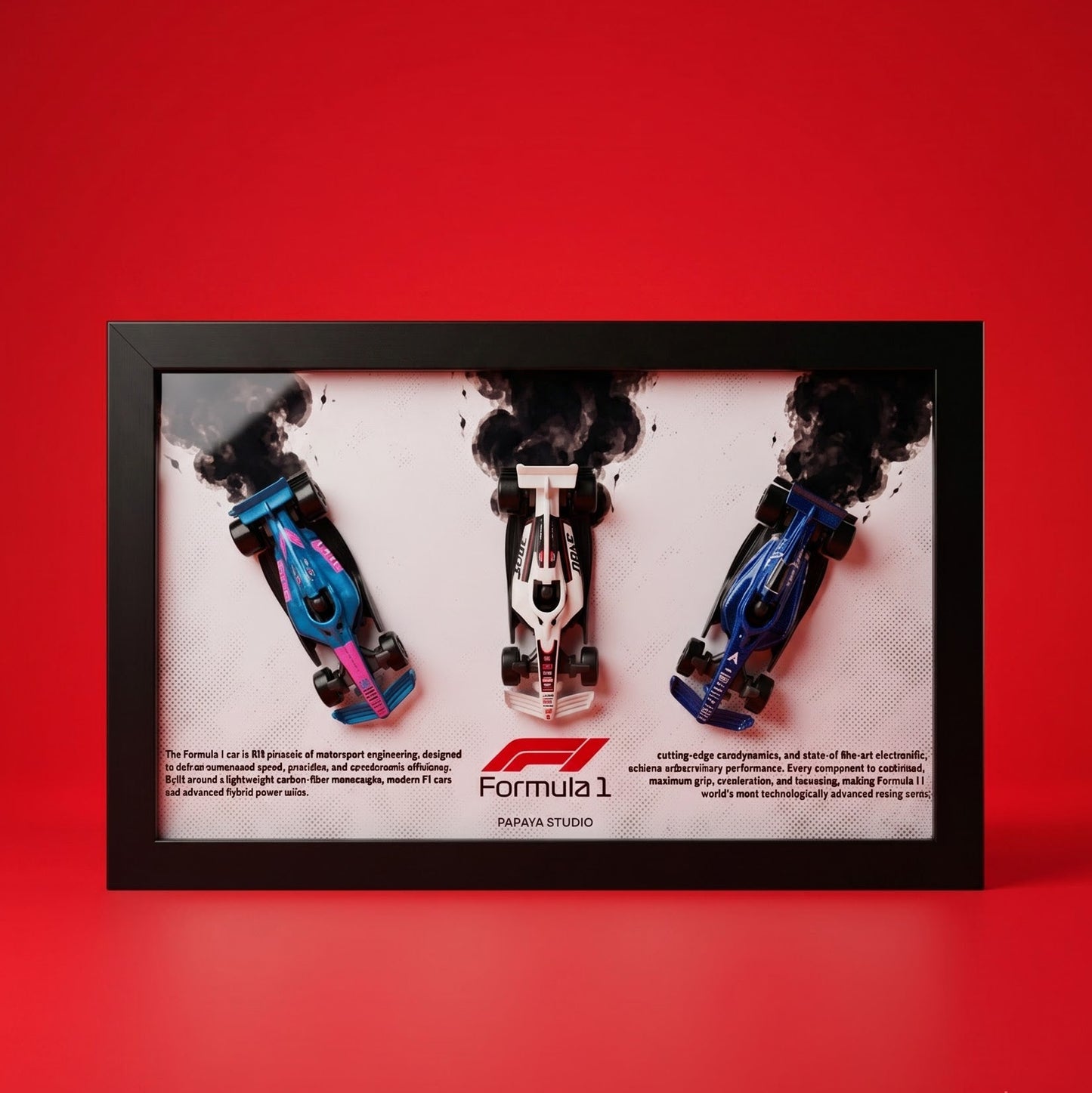 Triple Drive Formula 1 Edition 3D Car Frame