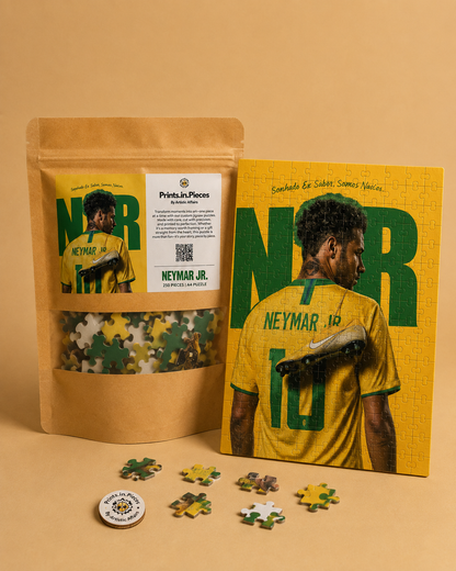 Neymar Jr. Puzzle — 120 Piece A4 Football Jigsaw