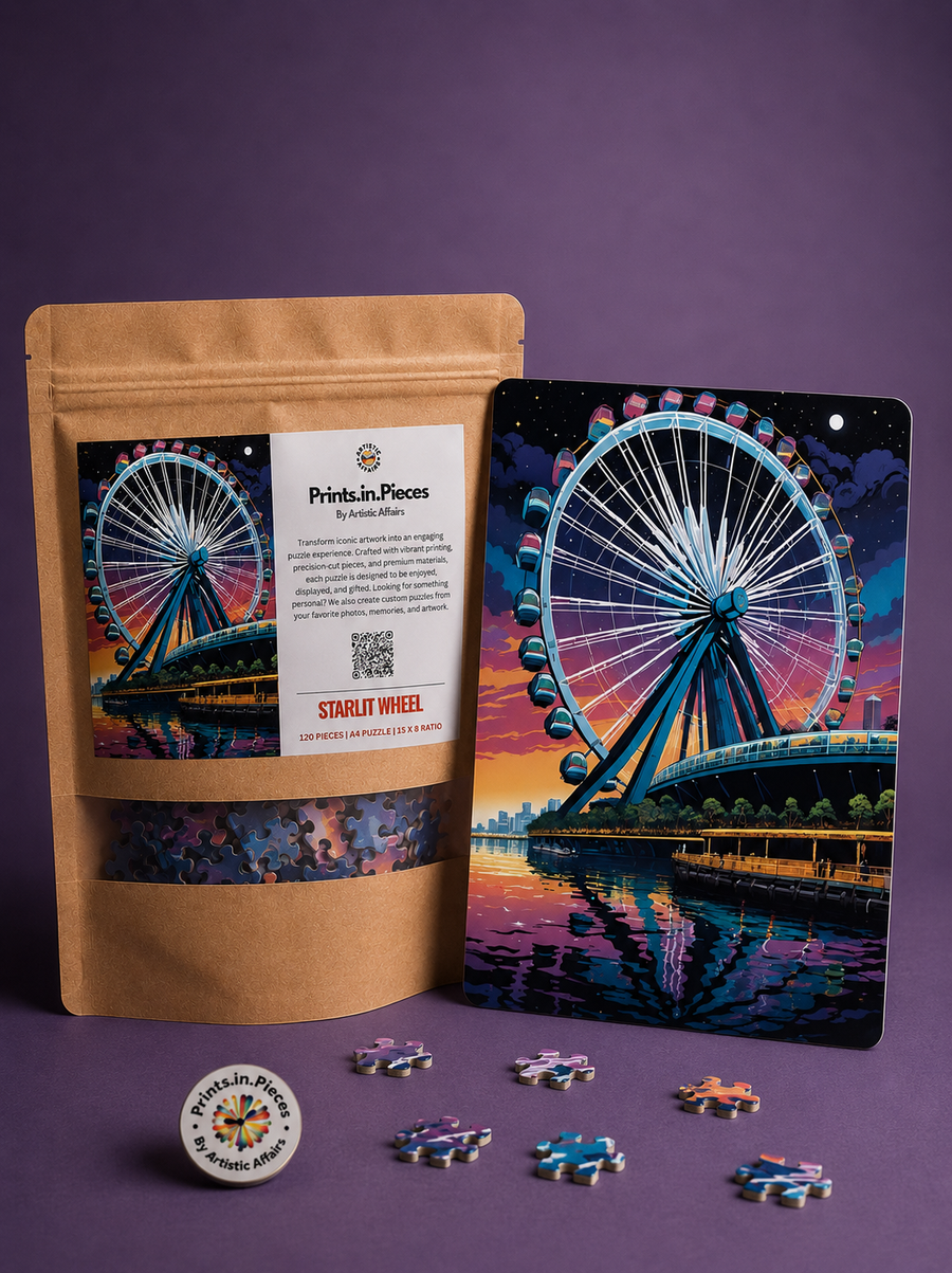 Starlit Wheel Ferris Wheel Puzzle