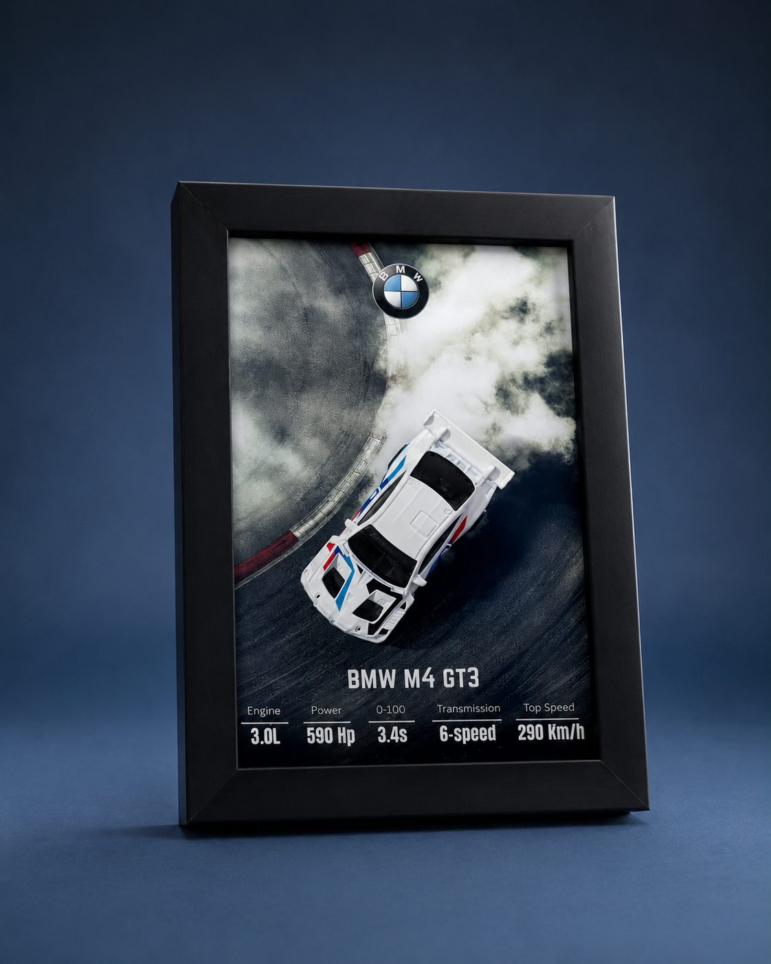 BMW M4 GT3 3D Detachable Car Frame