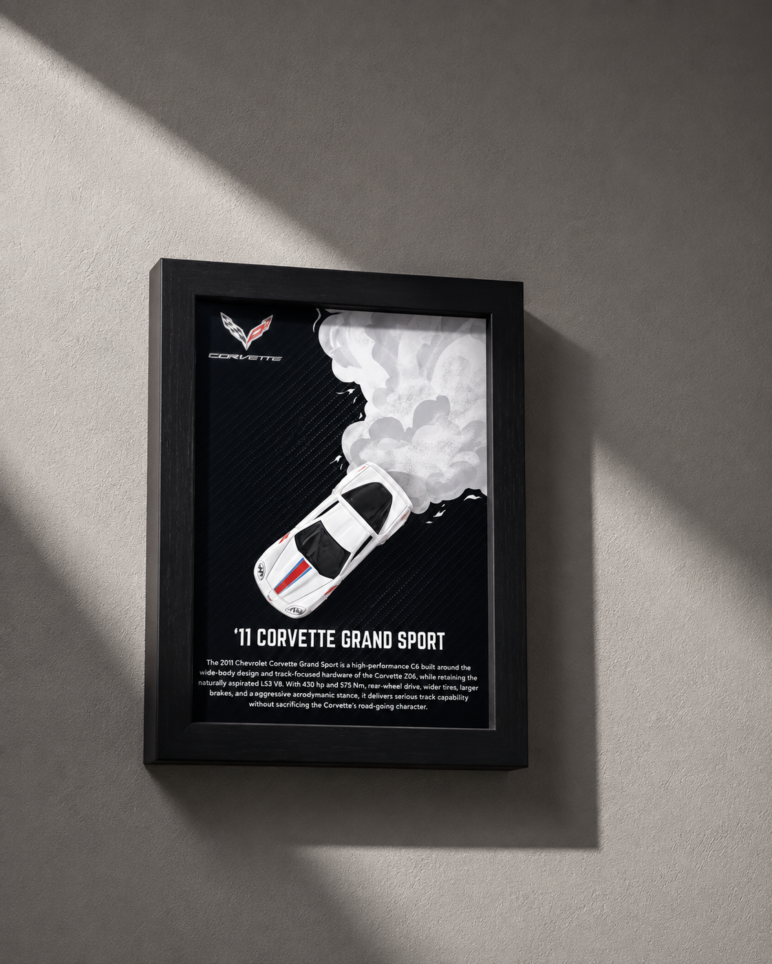2011 Chevrolet Corvette Grand Sport 3D Detachable Car Frame