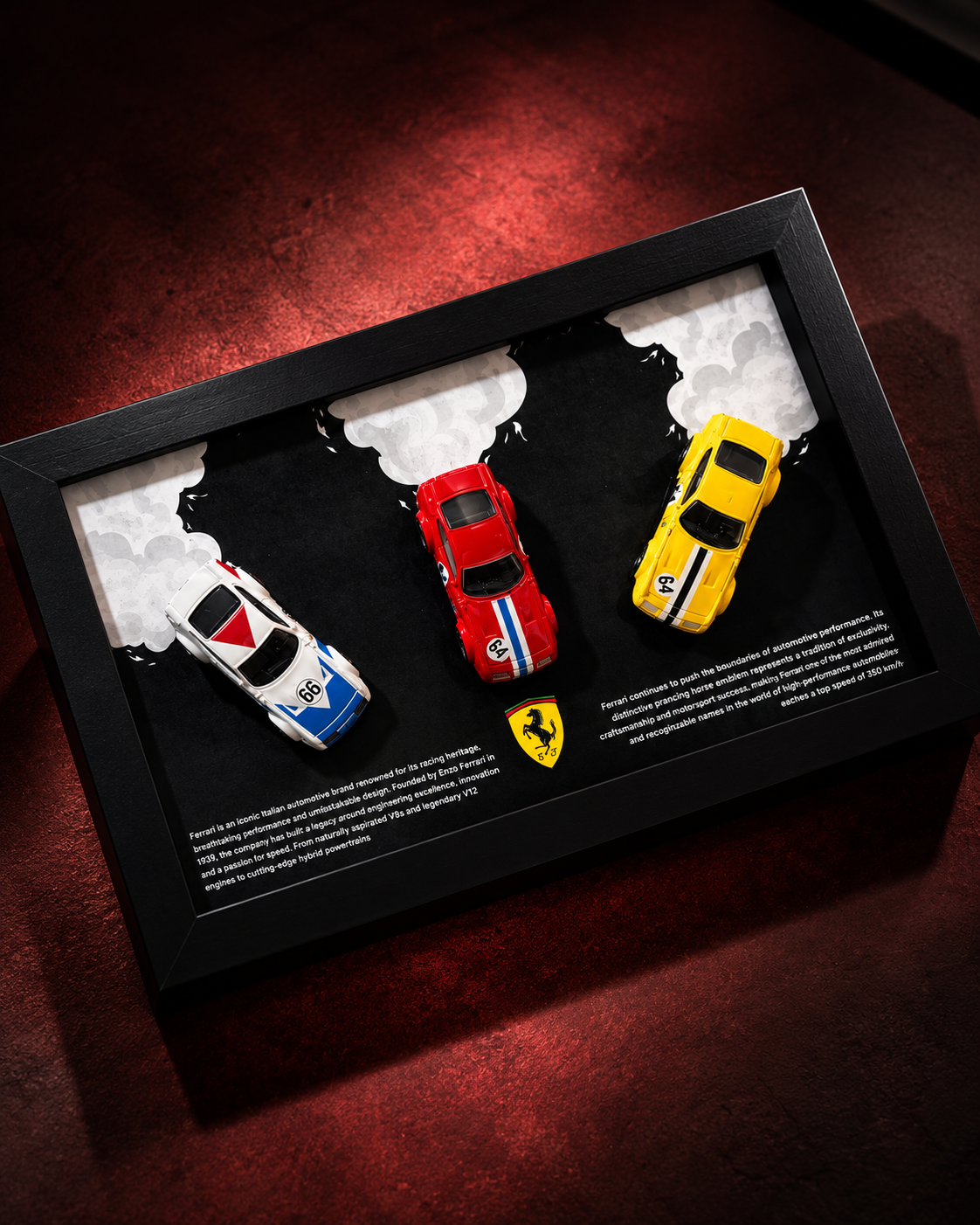 Ferrari Racing Triple Drive 3D Car Frame