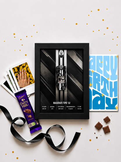 Maserati Tipo '61 Birthday Frame Hamper