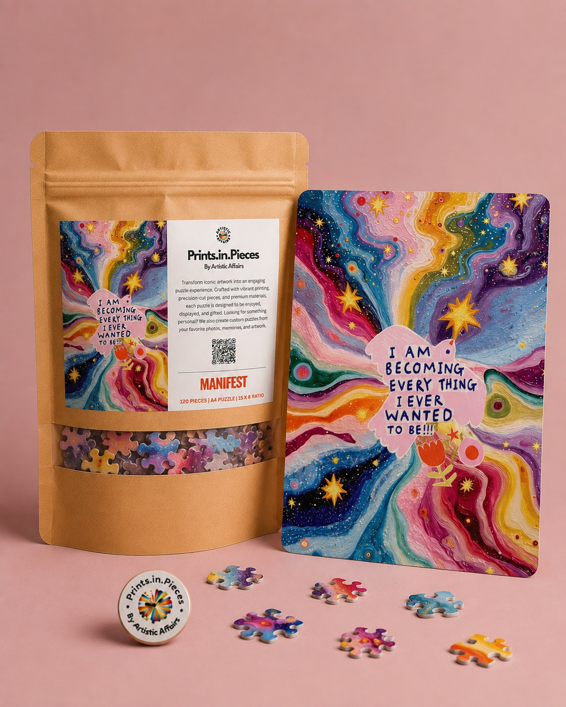 Manifest Affirmation Quote Puzzle
