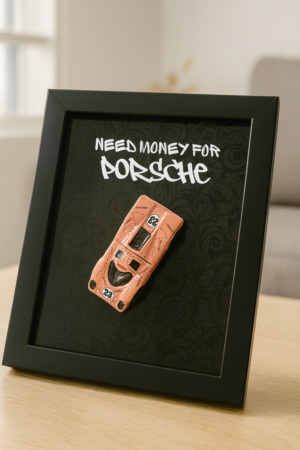 Porsche 718 3d Hotwheels Car Frame | Need Money For Porsche Frame