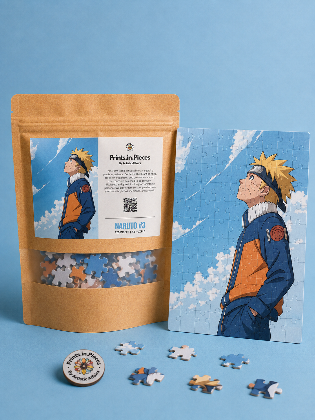 Naruto Puzzle | 120 Piece A4 Sky Gazer Anime Jigsaw