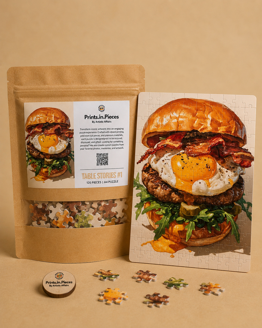 Table Stories #1 | 120 Piece A4 Food Art Jigsaw