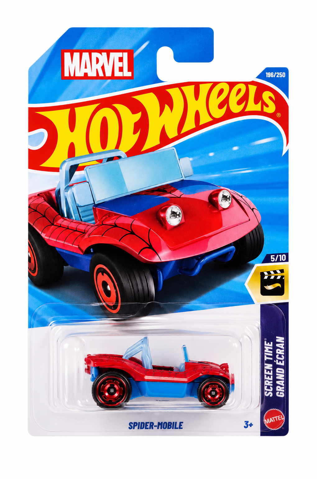 Hot Wheels Spider-Mobile 1:64 Die-Cast Car (Marvel)